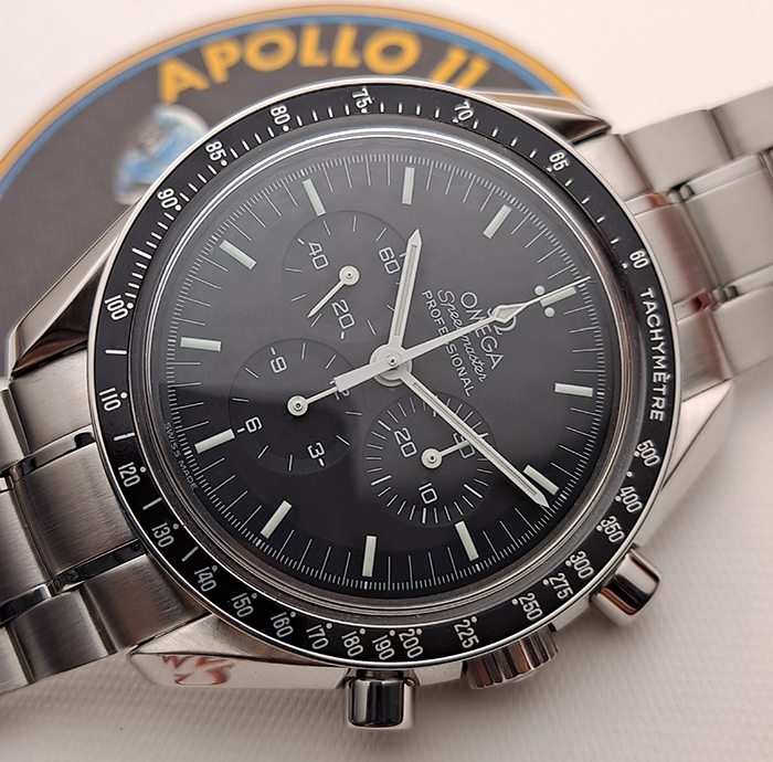 Omega Speedmaster Moonwatch Apollo 11 30th Anniversary Wristwatch Ref. 3560.50